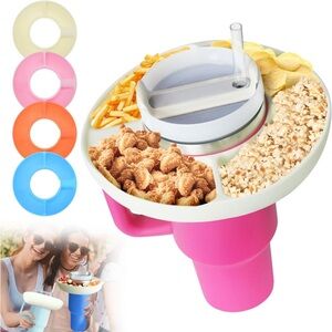 Silicone Reusable Snack Tray For Stanley 40oz